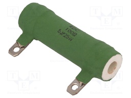 Resistor: wire-wound; 100Ω; 25W; ±5%; Ø18x56mm; for soldering