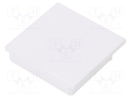 Cap for LED profiles; white; ABS; Application: VARIO30-08; V: B