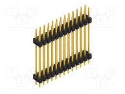 Connector: pin strips; pin header; male; PIN: 26; 2.54mm; THT; 2x13