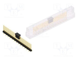 Connector: pin strips; pin header; male; PIN: 27; 2.54mm; SMT; 1x27