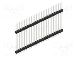 Connector: pin strips; pin header; male; PIN: 28; 2.54mm; THT; 1x28