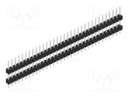 Connector: pin strips; pin header; male; PIN: 33; 2.54mm; THT; 1x33