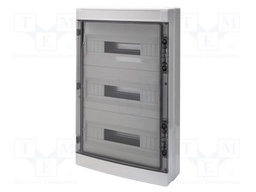 Enclosure: for modular components; IP65; wall mount; grey; 40 CD