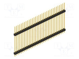 Connector: pin strips; pin header; male; PIN: 32; 2.54mm; THT; 1x32
