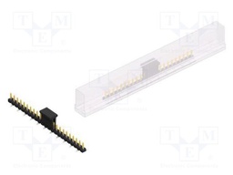 Connector: pin strips; pin header; male; PIN: 23; 2.54mm; SMT; 1x23