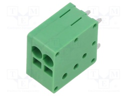 PCB terminal block; Contacts ph: 3.5mm; ways: 2; straight; on PCBs