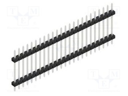 Connector: pin strips; pin header; male; PIN: 24; 2mm; THT; 1x24