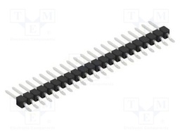 Connector: pin strips; pin header; male; PIN: 22; 2.54mm; SMT; 1x22