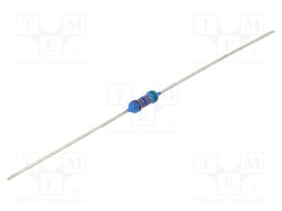 Resistor: metal film; THT; 237kΩ; 250mW; ±0.5%; 6.3x2.3mm; 10ppm/°C