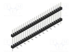 Connector: pin strips; pin header; male; PIN: 27; 2.54mm; SMT; 1x27