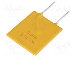 Fuse: PTC polymer; 8A; 21,6x29,2mm; Pitch: 10mm