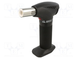 Burner: gas; 1300°C; 65ml; 60min; piezoelectric lighter