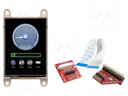 Display: TFT; 2.4"; 240x320; Window dimensions: 36.7x49mm; FFC/FPC