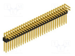 Connector: pin strips; pin header; male; PIN: 58; 1.27mm; THT; 2x29
