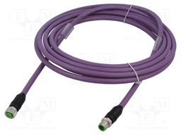 Cable: for sensors/automation; PIN: 4; 4.5m; 60VDC; 60VAC; 4A; PUR