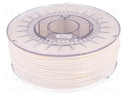 Filament: ABS+; 2.85mm; white; 230÷240°C; 1kg; ±0,05mm