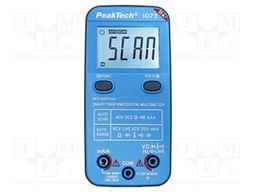 Digital multimeter; LCD; 3,75 digit (3999); I DC: 4000mA,10A