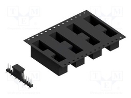 Connector: pin strips; pin header; male; PIN: 11; 2.54mm; SMT; 1x11