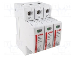 Surge arrester; Type 1+2; Poles: 3; In 8/20us: 50kA; -40÷60°C; IP20