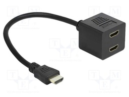 Splitter; HDMI socket x2,HDMI plug; High Speed + Ethernet