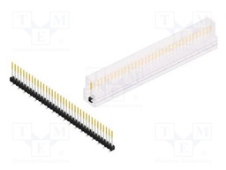 Connector: pin strips; pin header; male; PIN: 36; 2.54mm; SMT; 1x36