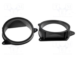 Speaker adapter; 165mm; Peugeot 207 front doors; Peugeot 207