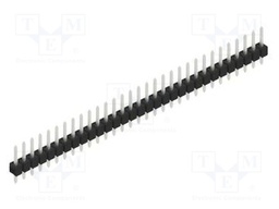 Connector: pin strips; pin header; male; PIN: 31; 2.54mm; THT; 1x31