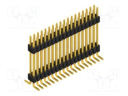 Connector: pin strips; pin header; male; PIN: 36; 1.27mm; SMT; 2x18