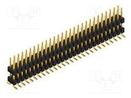 Connector: pin strips; pin header; male; PIN: 56; 2.54mm; SMT; 2x28