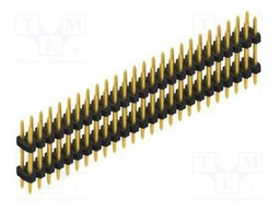 Connector: pin strips; pin header; male; PIN: 50; 2mm; THT; 2x25