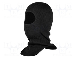 Balaclava; furlined; black; acrylic