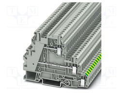 Splice terminal: rail; UT; PA; L: 60.1mm; terminals: 5; W: 6.2mm