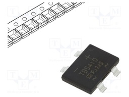 Bridge rectifier: single-phase; Urmax: 1kV; If: 4A; Ifsm: 110A; TBS
