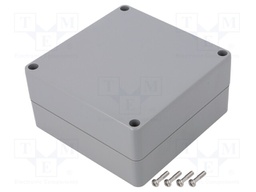 Enclosure: multipurpose; X: 120mm; Y: 120mm; Z: 60mm; ABS; dark grey