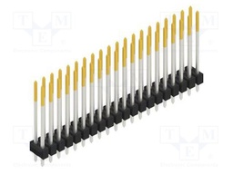 Connector: pin strips; pin header; male; PIN: 40; 2.54mm; THT; 2x20
