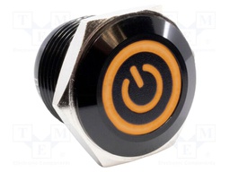 Switch: vandal resistant; Pos: 2; SPST-NO; 2A/48VDC; IP65; OFF-(ON)