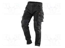 Dungarees; Size: XS; grey; DENIM; 390g/m2