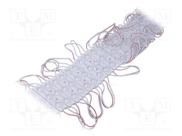 LED; white cold; 6000-8000K; 66lm; 160°; No.of diodes: 3; 60mA; 12V