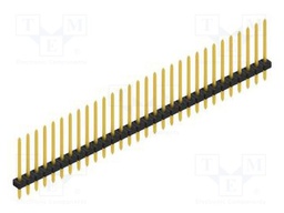 Connector: pin strips; pin header; male; PIN: 30; 2mm; THT; 1x30