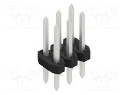 Connector: pin strips; pin header; male; PIN: 6; 2mm; THT; 2x3; 100V