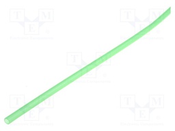 Heat shrink sleeve; 1.6mm; L: 1m; 2: 1; green; Temp: -55÷125°C