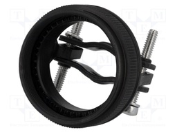 Cable clamp; D38999 series III; Case: size 25; straight; 21.59mm