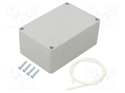Enclosure: multipurpose; X: 70mm; Y: 105mm; Z: 45mm; ABS; light grey
