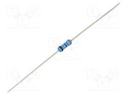 Resistor: metal film; THT; 33Ω; 0.6W; ±1%; Ø2.5x6.5mm; -55÷155°C