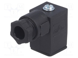 Connector: valve connector; plug; form C; 9.4mm; female; PIN: 4