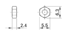Accessories: nut; for mounting banana plugs,for banana plugs