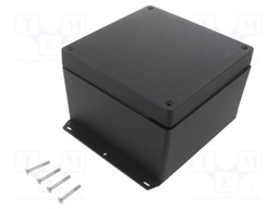 Enclosure: multipurpose; X: 160mm; Y: 160mm; Z: 102mm; 1550Z; black
