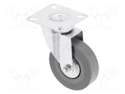 Furniture wheel; Ø: 75mm; without rest position