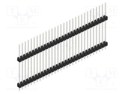 Connector: pin strips; pin header; male; PIN: 30; 2.54mm; THT; 1x30