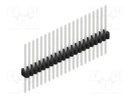 Connector: pin strips; pin header; male; PIN: 21; 1.27mm; THT; 1x21